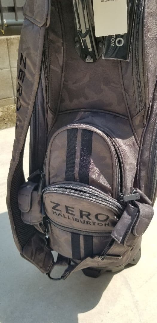 超美品】ZERO HALLIBURTON キャディバッグ グレーカモ - メルカリ