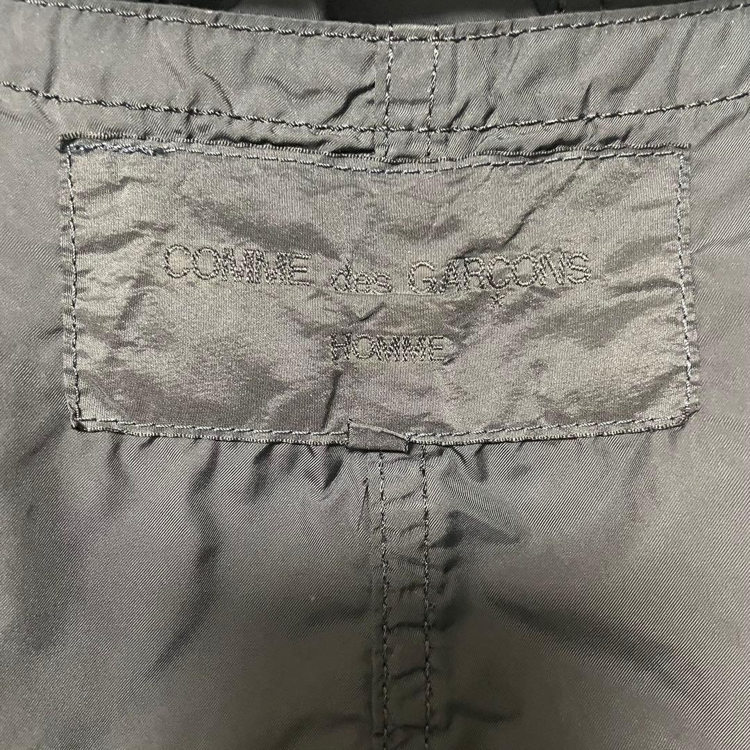 コムデギャルソンオム リバーシブルコート ジャケット 4way 染色加工 黒