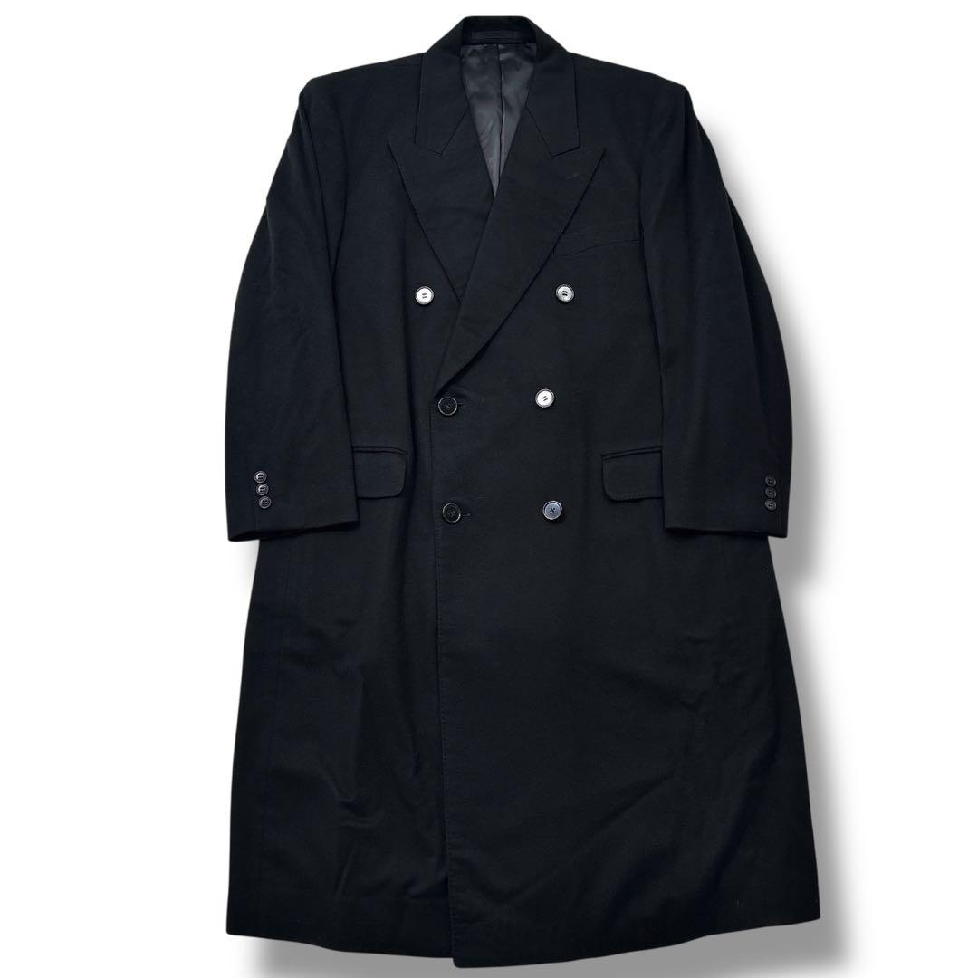 【極美品】エルメネジルドゼニア ダブルチェスタコート ロングコート　カシミヤ　L