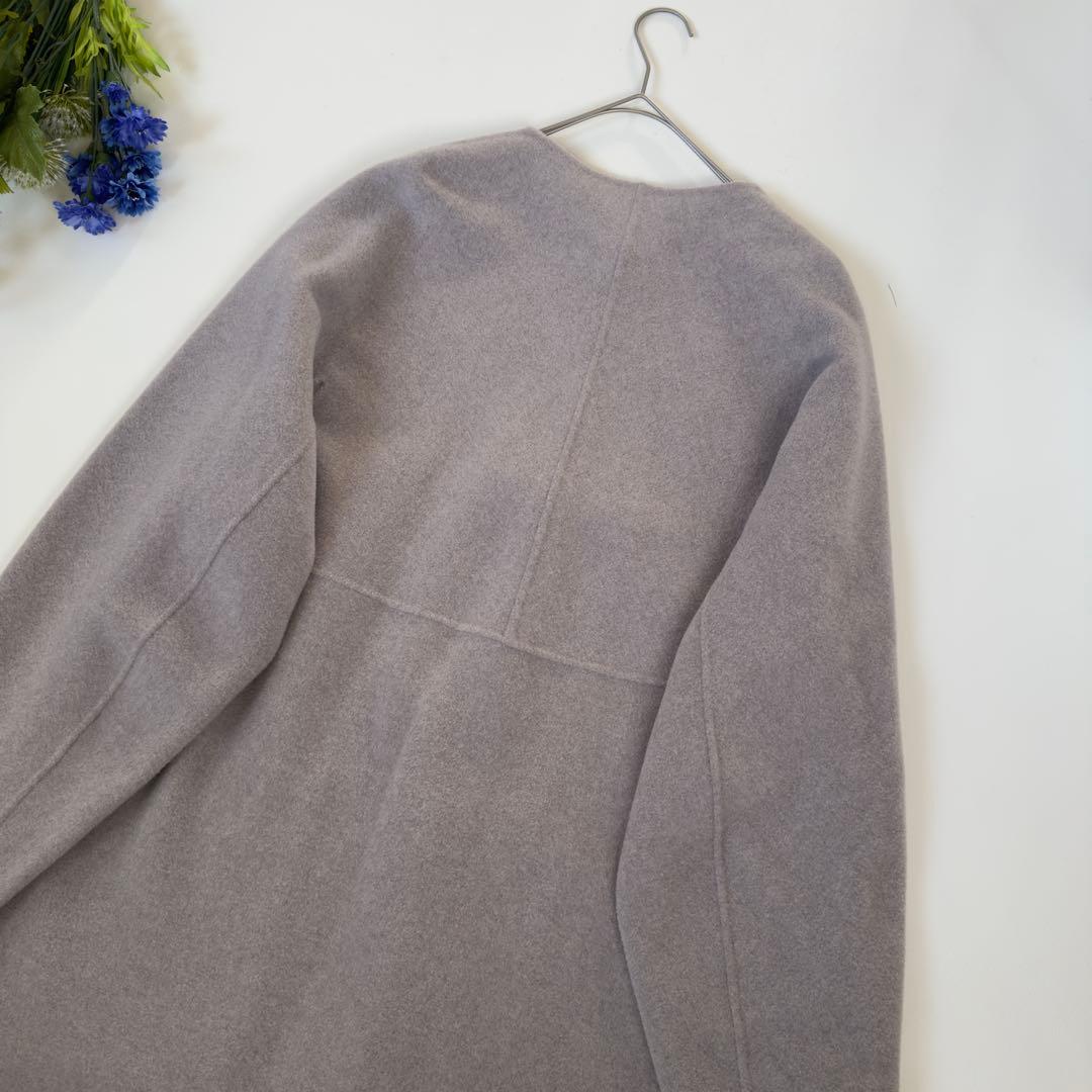 イエナ　ノンミュールジングウールリバーコート　38サイズ