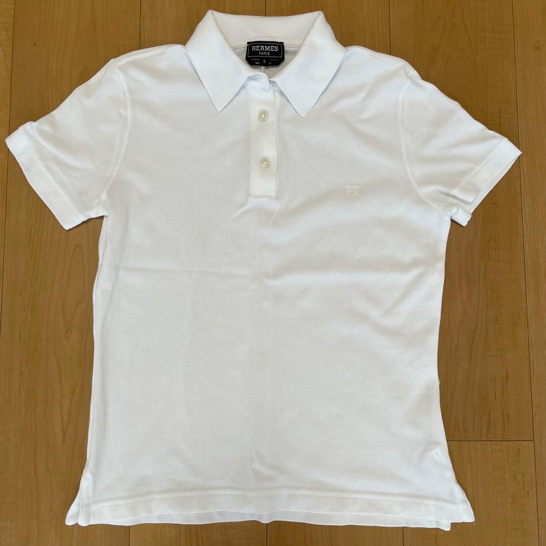 エルメス HERMESイタリア製レディース 鹿子 ポロシャツ サイズS