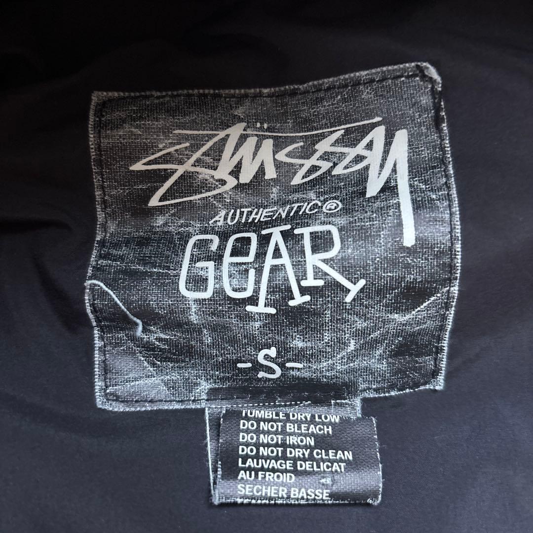 STUSSY チェックダウン ダウンジャケット ファージャケット 短丈 SWAG