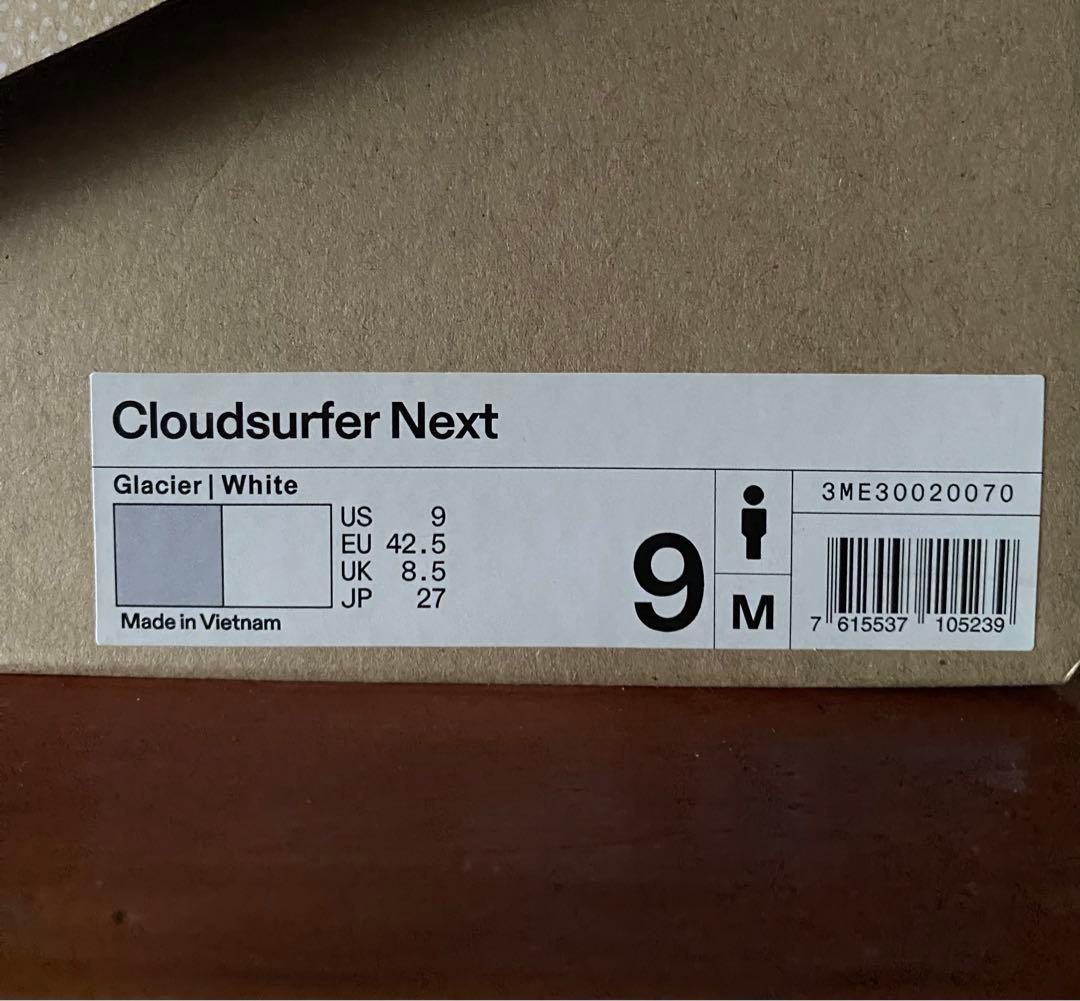 ONオン　Cloud Surfer Next 27.0㎝