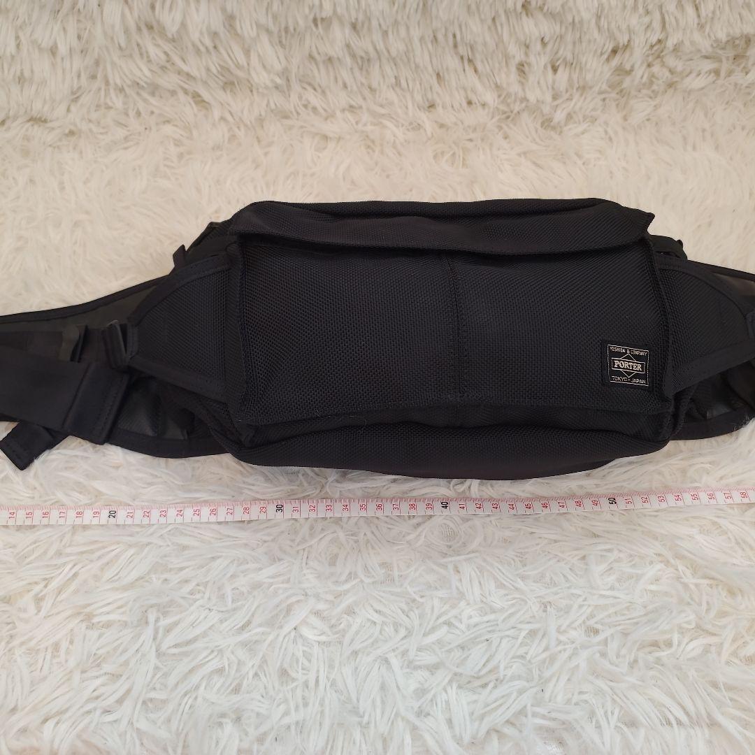 ⭐アッキー⭐PORTER×YAMAHA　バイカー仕様　ボディバッグ 　黒