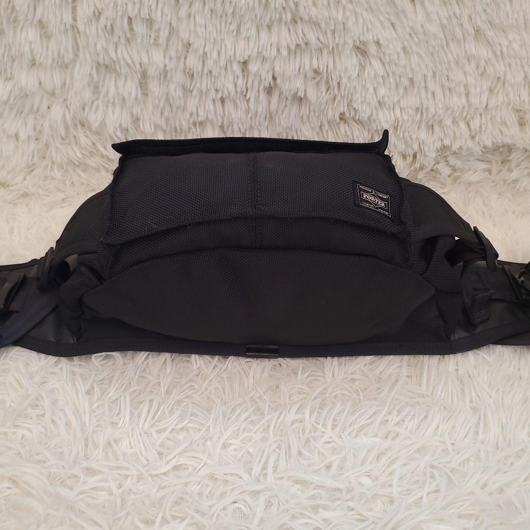 ⭐アッキー⭐PORTER×YAMAHA　バイカー仕様　ボディバッグ 　黒