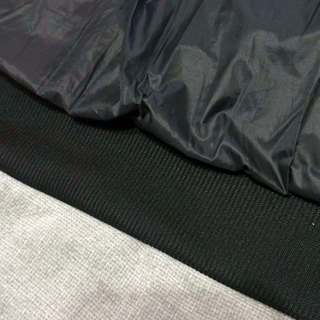 adidas アディダス ダウンジャケット ノーカラー ブラック サイズS