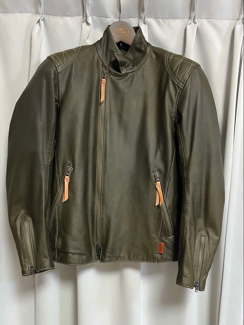 未使用　クシタニ　アンフィニッシュドジャケット2 グリーン　L　K-0714