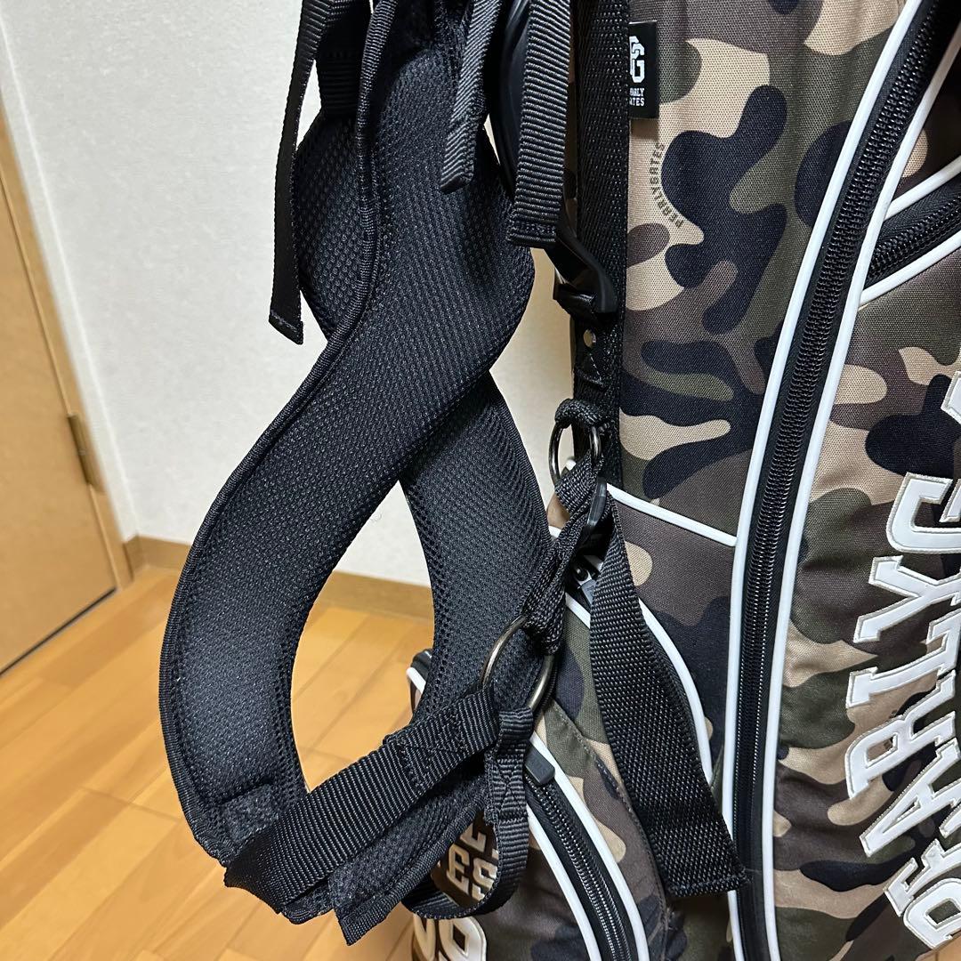 パーリーゲイツ迷彩キャディーバック へ ッドカバー4点セット