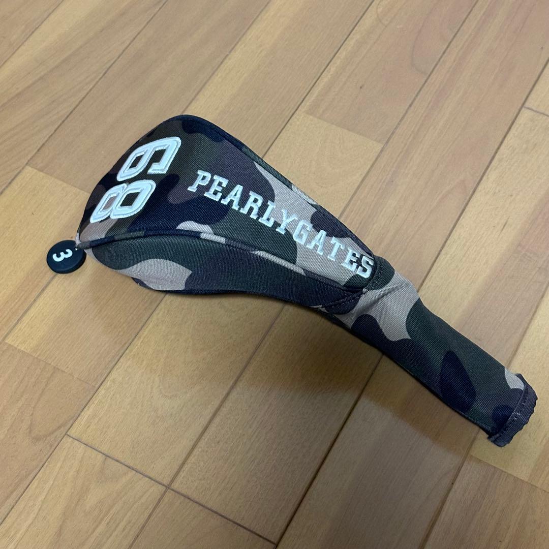 パーリーゲイツ迷彩キャディーバック へ ッドカバー4点セット