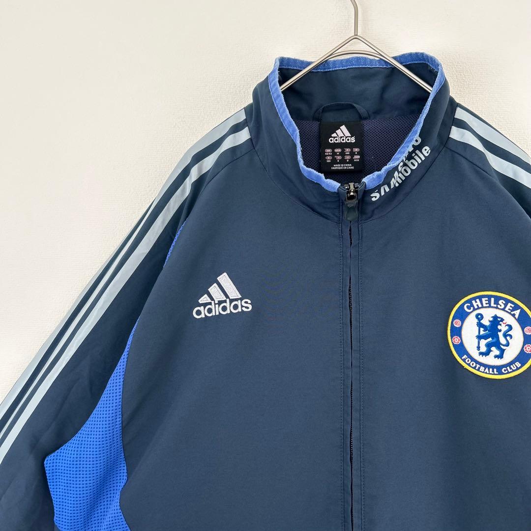 yokai jaki着用】adidas ナイロンジャケット チェルシー XL - メルカリ