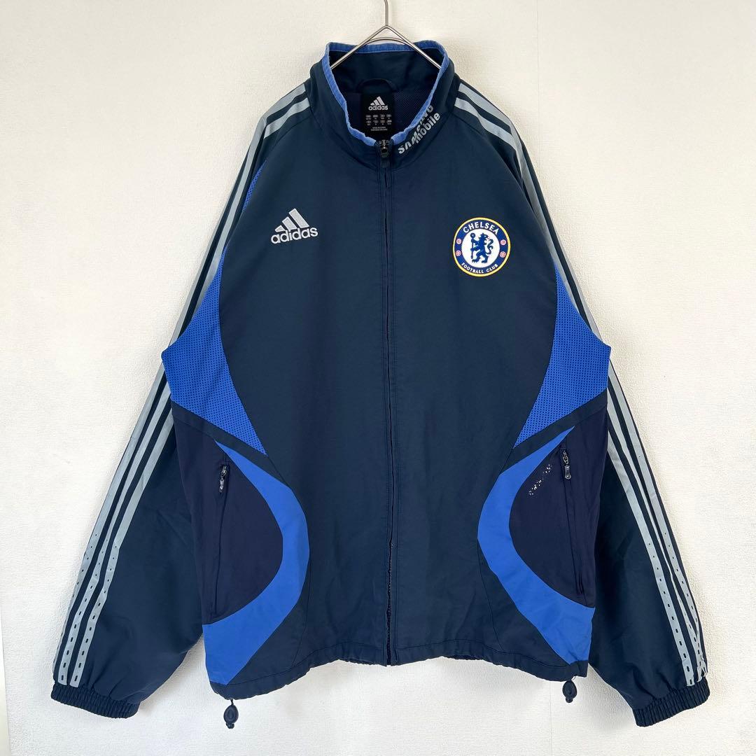 yokai jaki着用】adidas ナイロンジャケット チェルシー XL - メルカリ