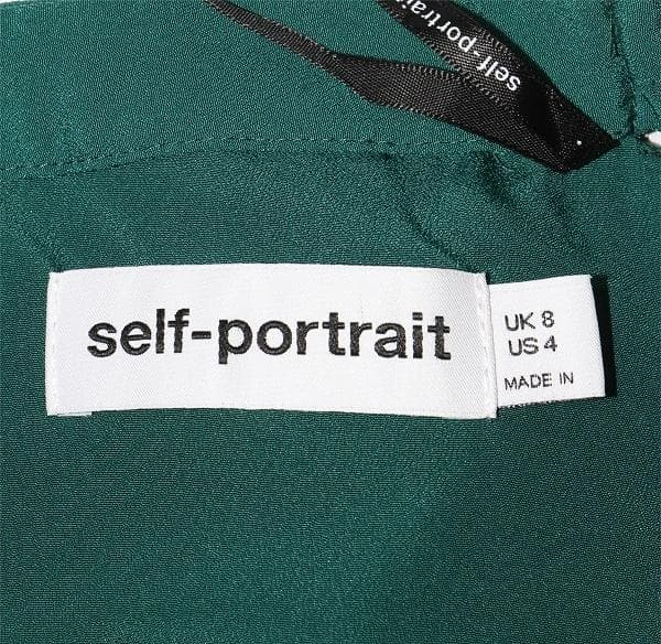 ト*ン様 セルフポートレイト ワンピース オフショルダー リボン UK8 Bow