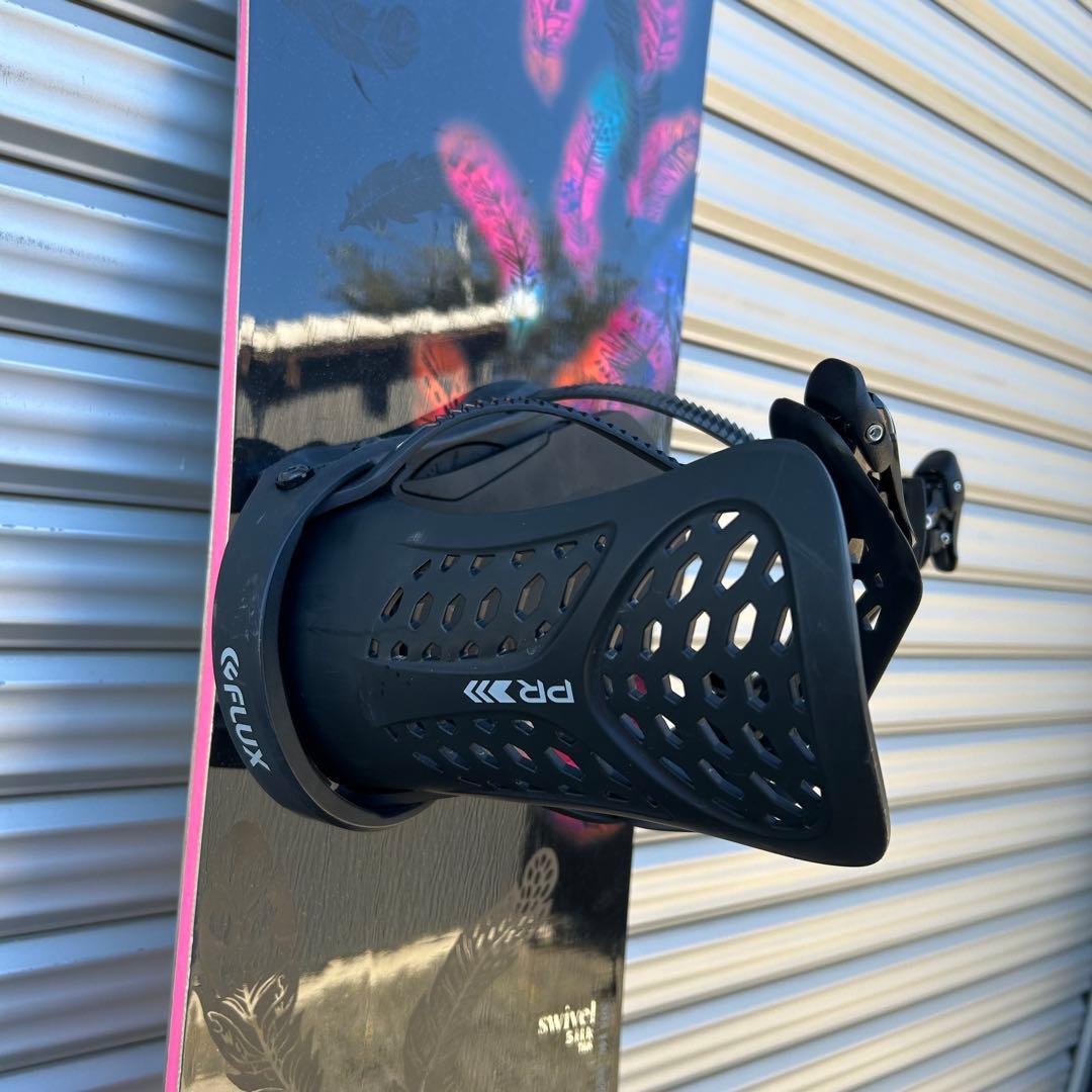 swivel silk 146 スノーボード　flux pr ビンディングセット