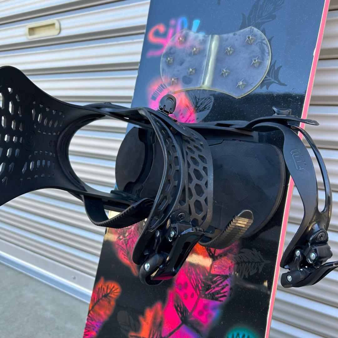 swivel silk 146 スノーボード　flux pr ビンディングセット