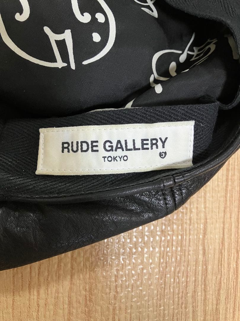 RUDE GALLERY ルードギャラリー レザー キャスケット 帽子
