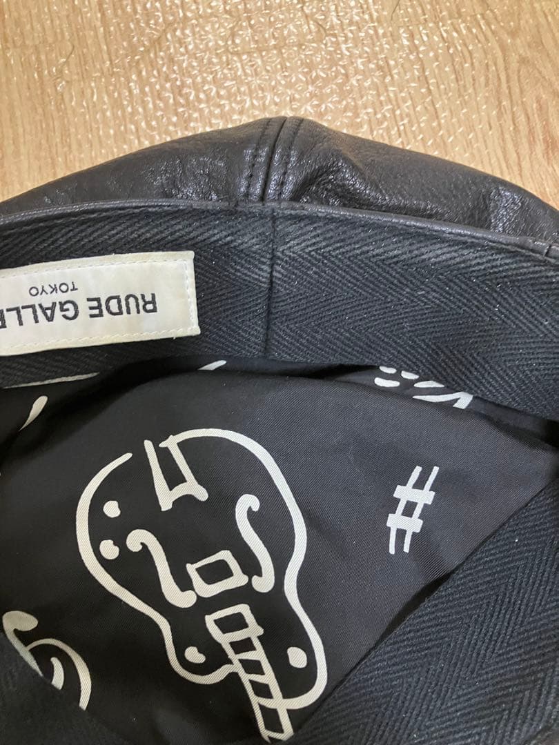 RUDE GALLERY ルードギャラリー レザー キャスケット 帽子