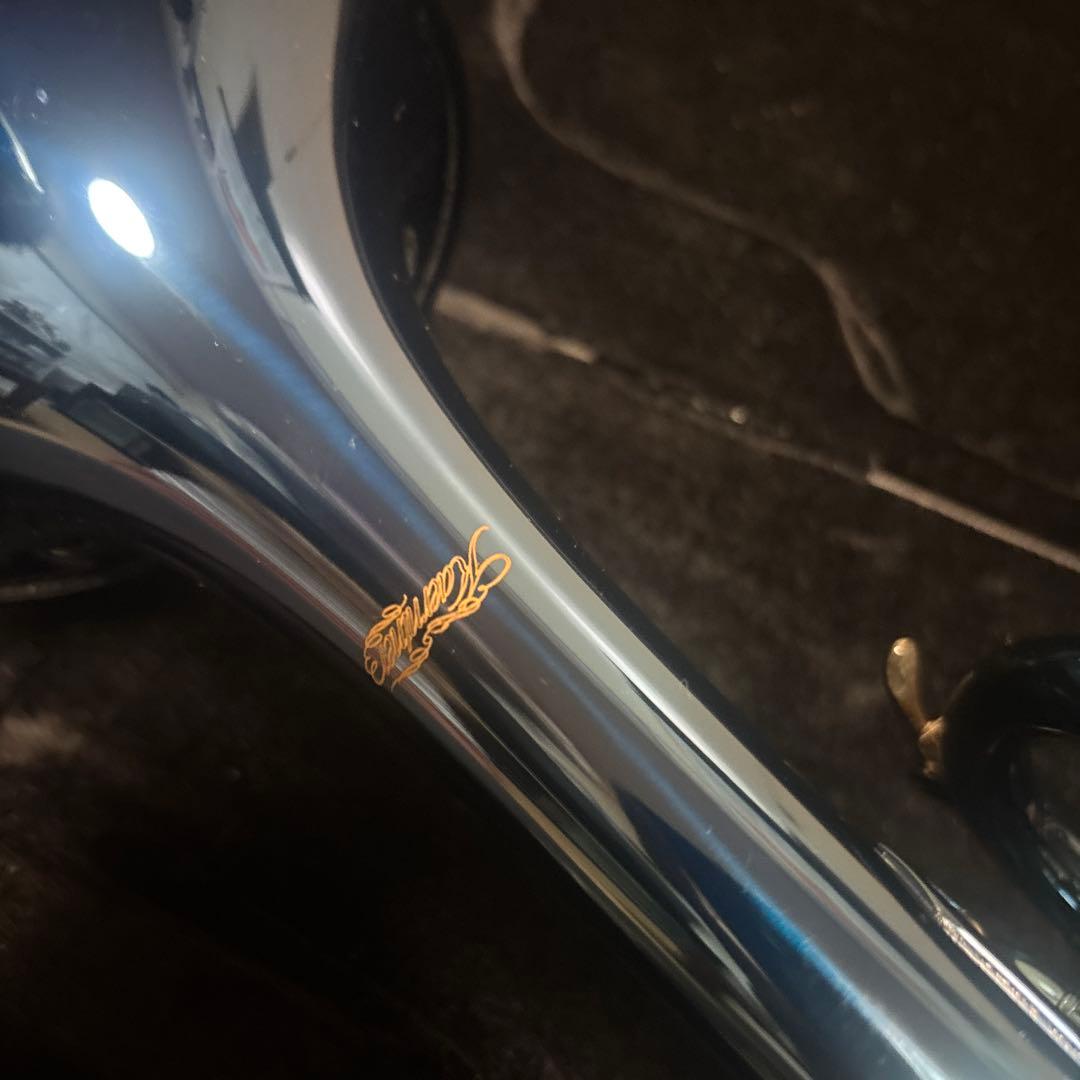 ケルントナー トランペット　メタリックブルー　ケース付き　最終値下げ