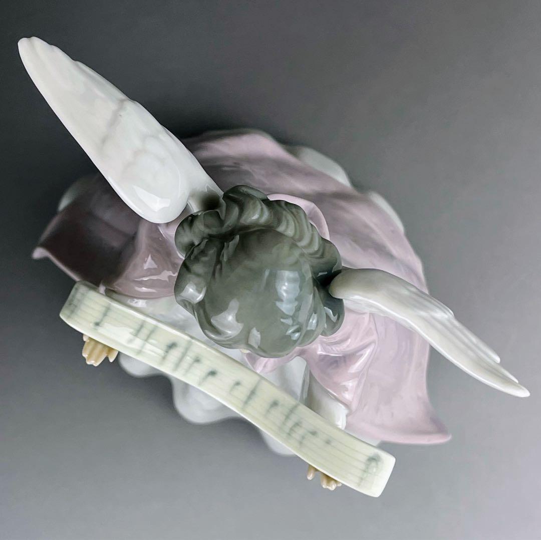 リヤドロ 楽譜を持つ天使 ピンク 桃色 リアドロ LLRADRO エンジェル