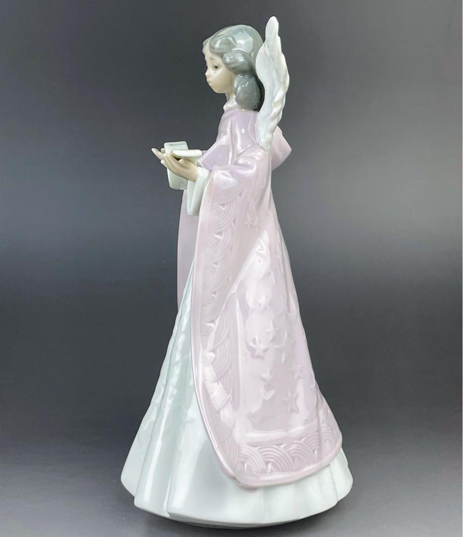 リヤドロ 楽譜を持つ天使 ピンク 桃色 リアドロ LLRADRO エンジェル