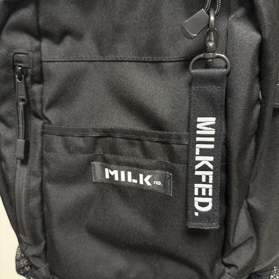 12月15日までSALE美品　MILKFED. 大容量　ブラックリュック