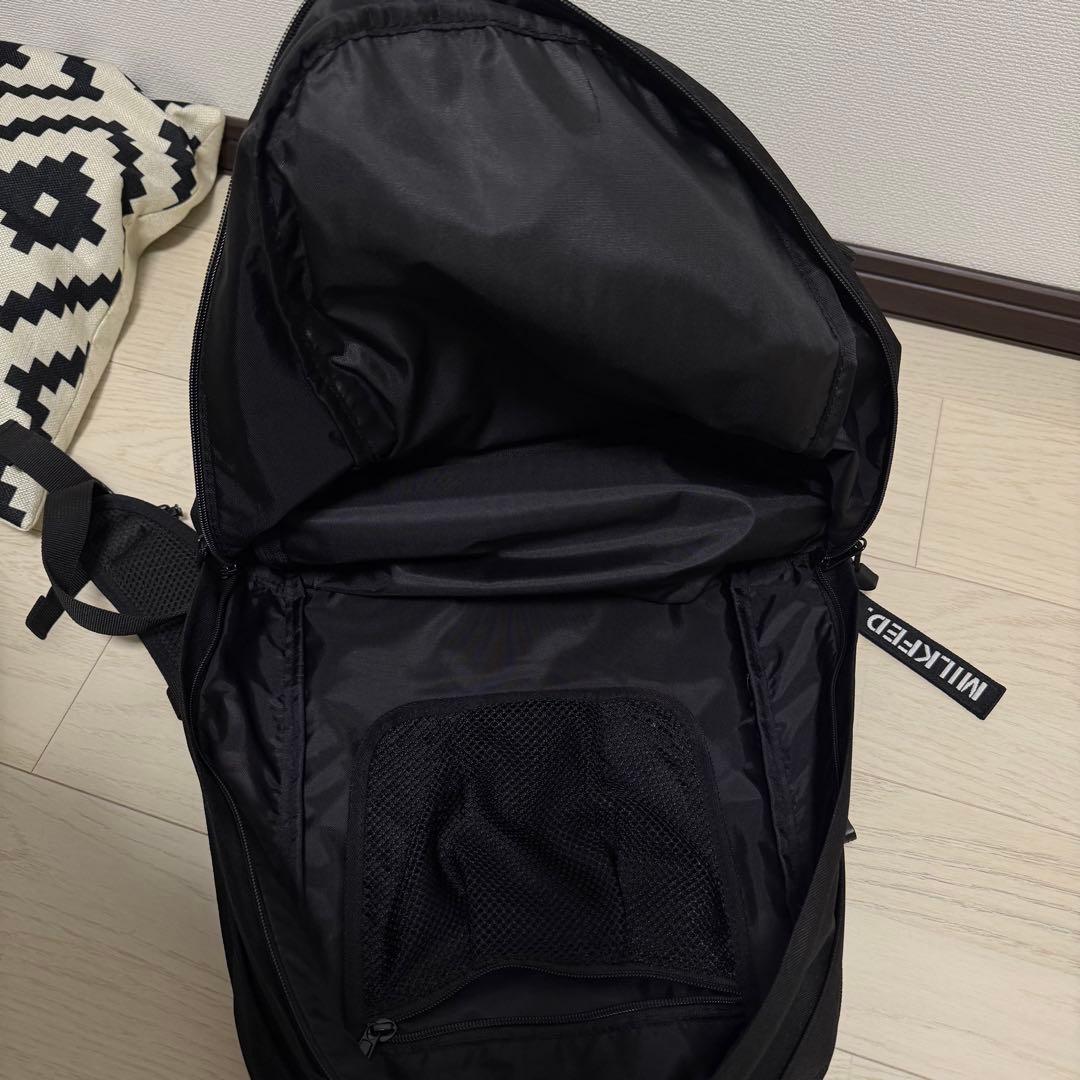 12月15日までSALE美品　MILKFED. 大容量　ブラックリュック