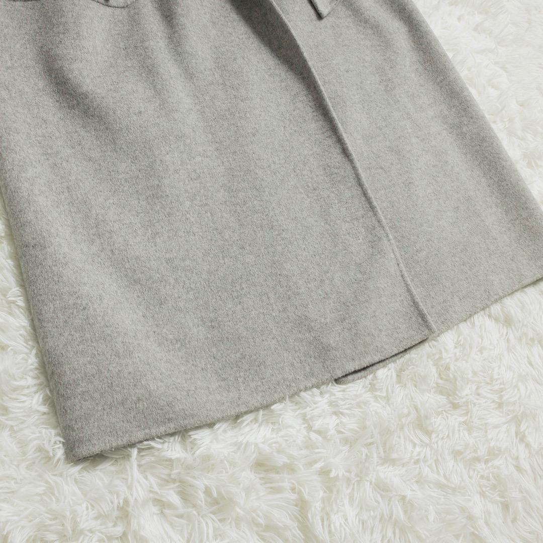 未使用 FRAMeWORK SUPER160sフーディーコート 38 グレー