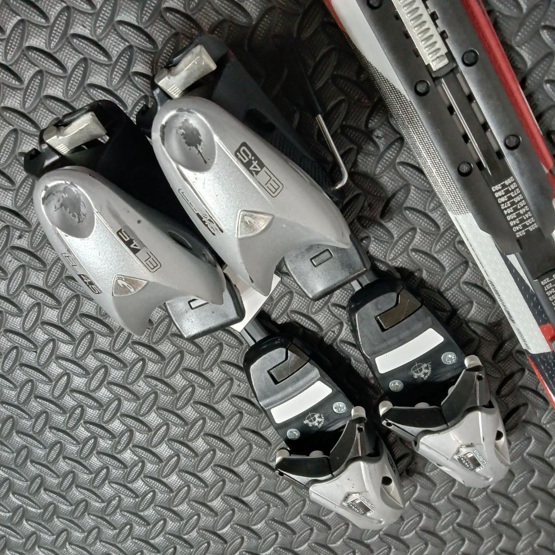 100cm】未使用 エラン ELAN ジュニアスキー板 と中古ビィンディング