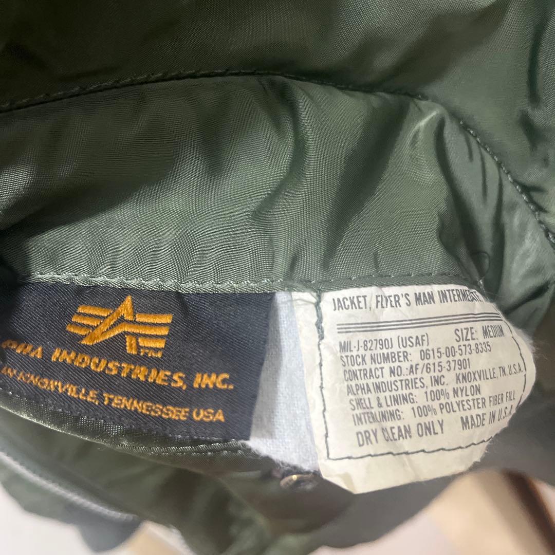 USA製アルファインダストリー70s〜80s MA-1フライトジャケット