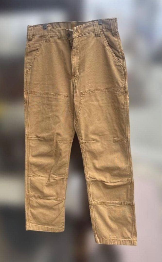 Carhartt ベージュ ダブルニーカーゴパンツ　カーハート