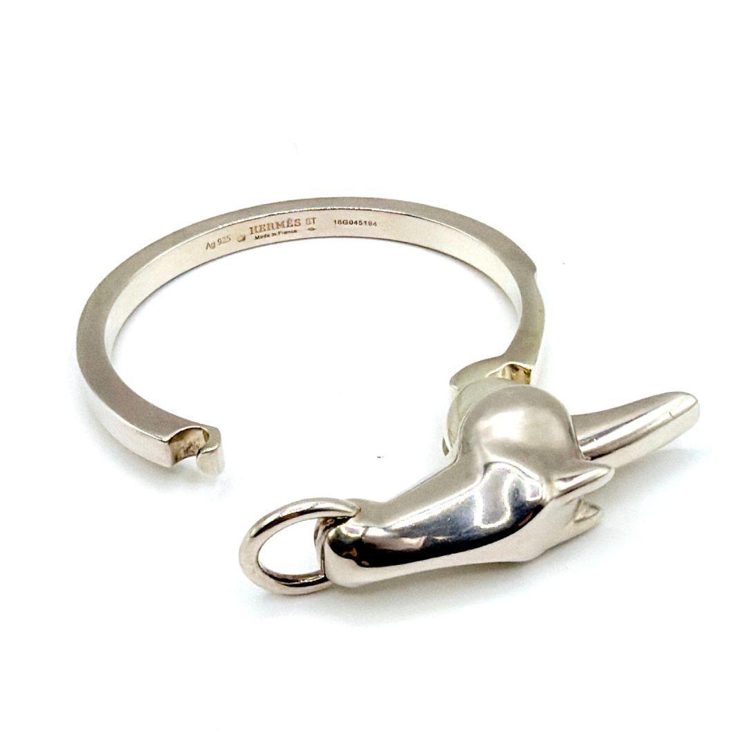 エルメス ギャロップ ブレスレット SV925 馬モチーフ シルバー製