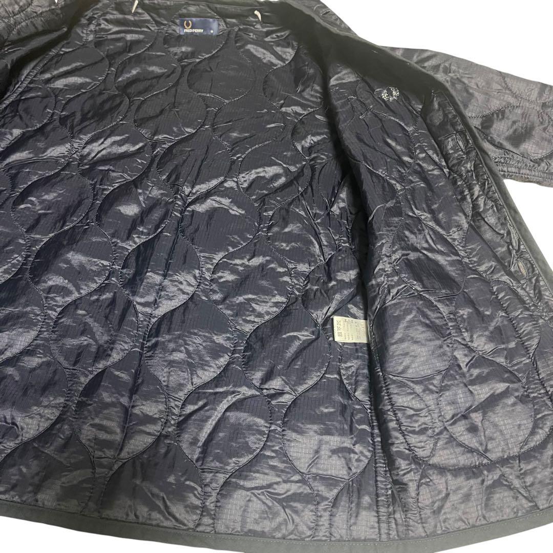 美品 フレッドペリー　モッズコート フィッシュテールパーカ　ファー付き Mサイズ