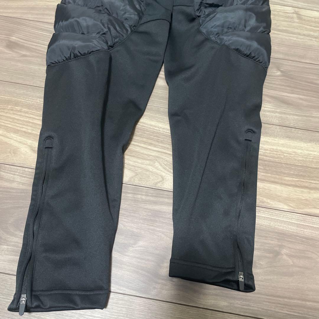 アスレタ ダウン（中綿） ブラックセットアップ 上下 S