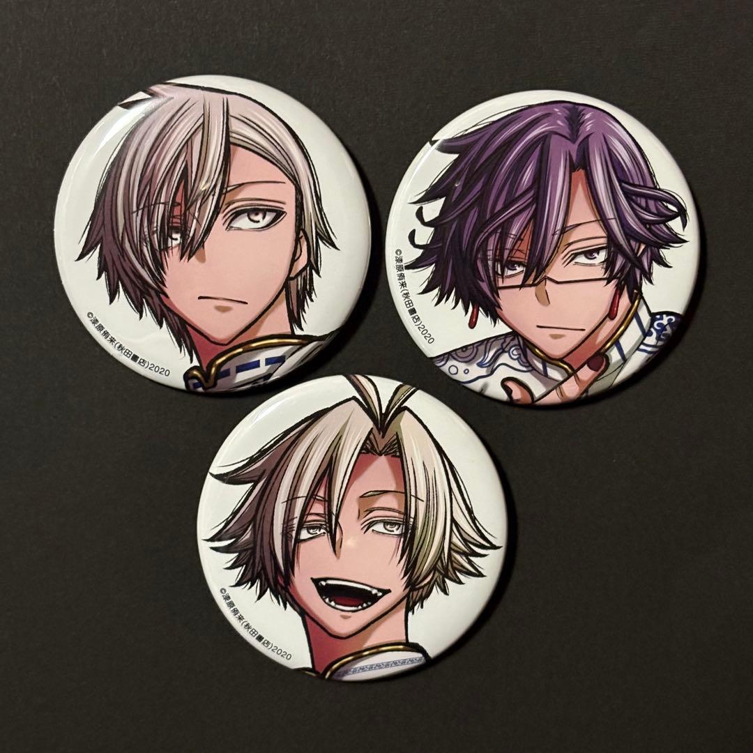 桃源暗鬼 秋田書店 コミケ c107 缶バッジ 桃華月詠 桃井戸颯 桃宮唾切