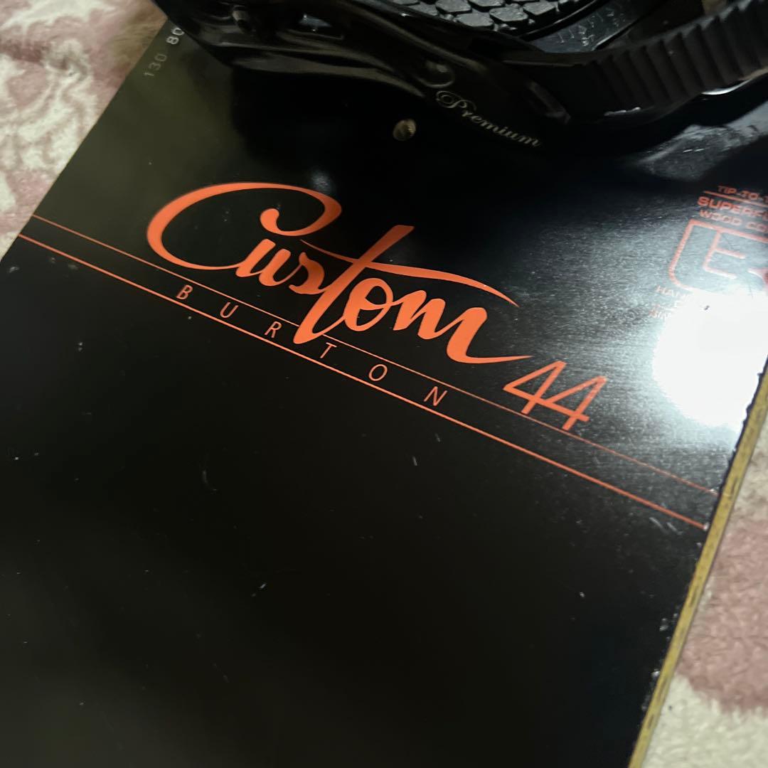 良品 BURTON CUSTOM 144cm バイン付 スノーボード2点セット