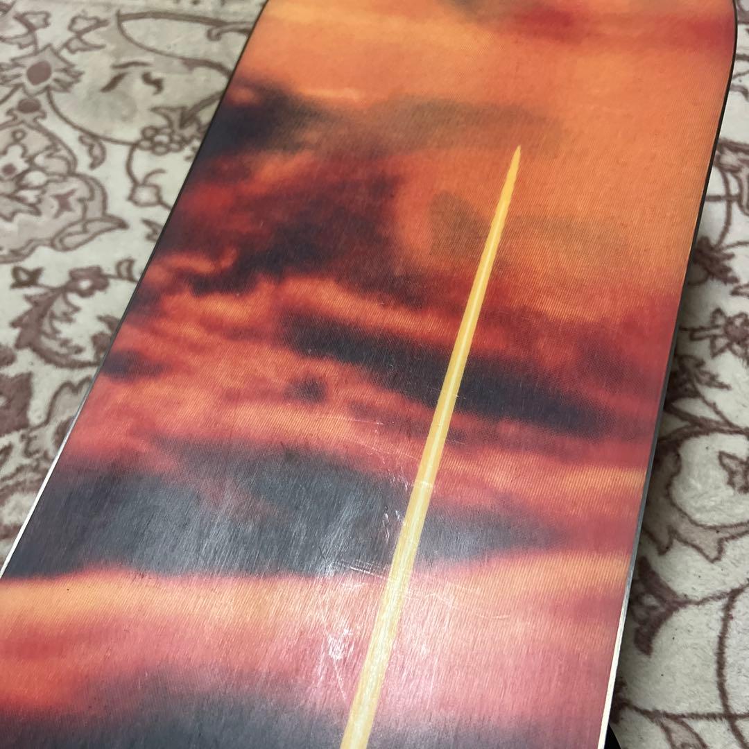 良品 BURTON CUSTOM 144cm バイン付 スノーボード2点セット