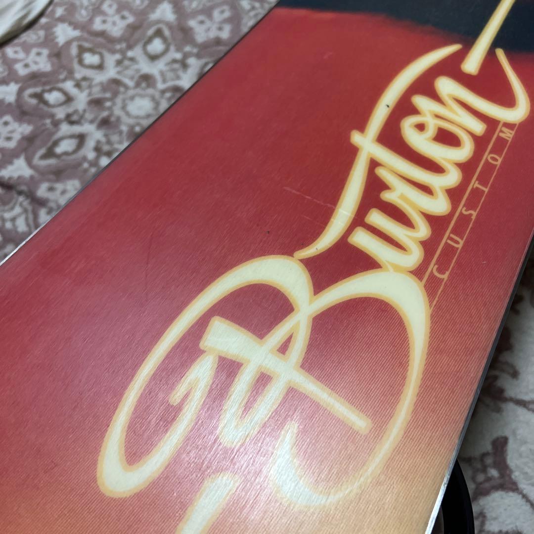 良品 BURTON CUSTOM 144cm バイン付 スノーボード2点セット