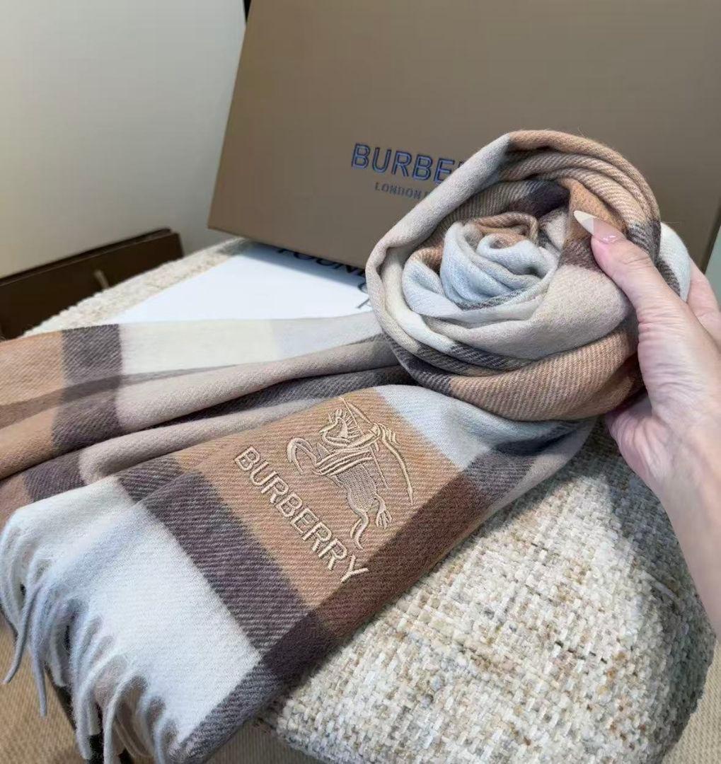 チェック柄マフラー30*180cm