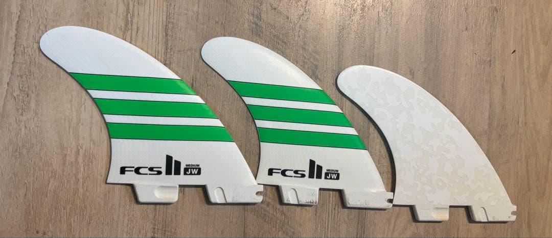 FCS2 JW ミディアム サーフボードフィン 3枚セット(トライ) FCS II JW