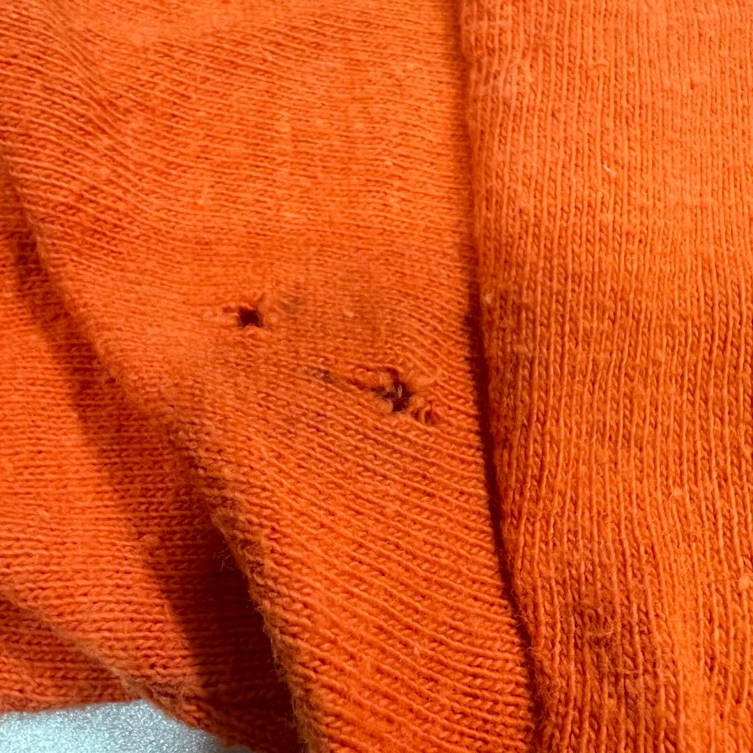 70s \"champion\" ミュージックシアター フットボールTシャツLサイズ