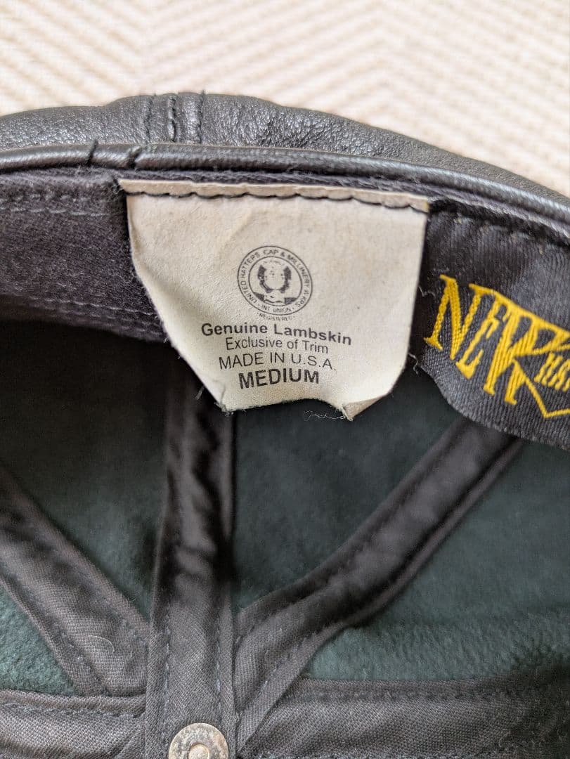 ニューヨークハット　まとめ売り　黒のレザーバケットハット