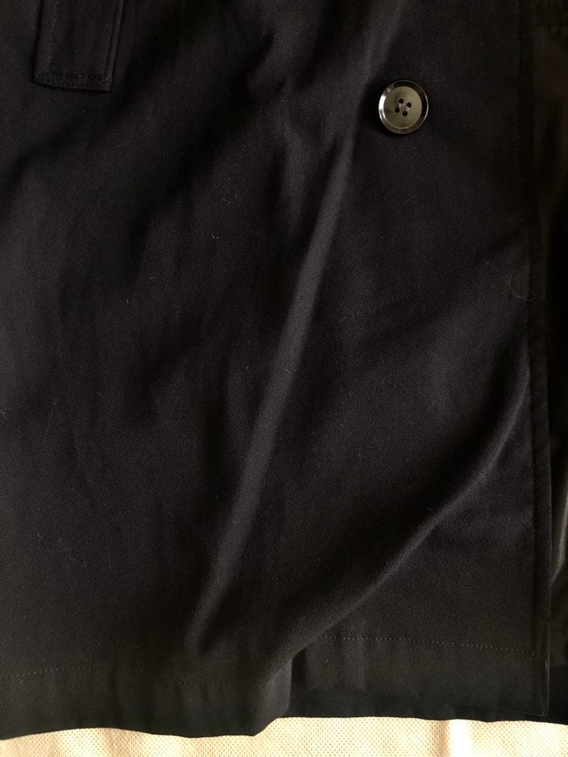 70s イギリス軍 ウールギャバジン レインコート ネイビー 古着 ヴィンテージ