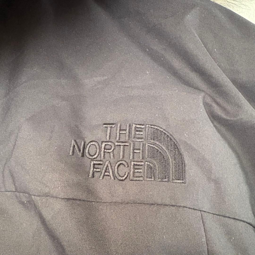 ノースフェイス マクマード ダウンジャケット メンズ M ブラック 刺繍ロゴ
