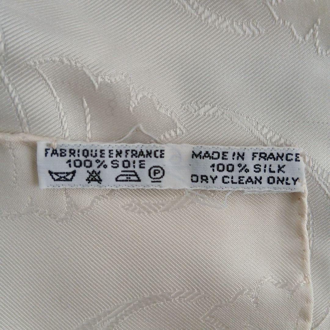HERMES スワンスカーフ シルク