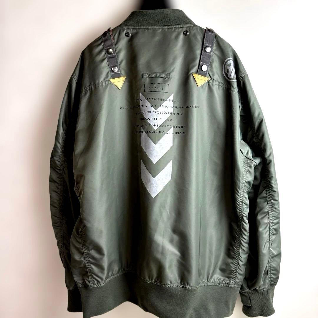 AVIREX LIGHT MA-1 REMODEL TACTICS 2XL 美品