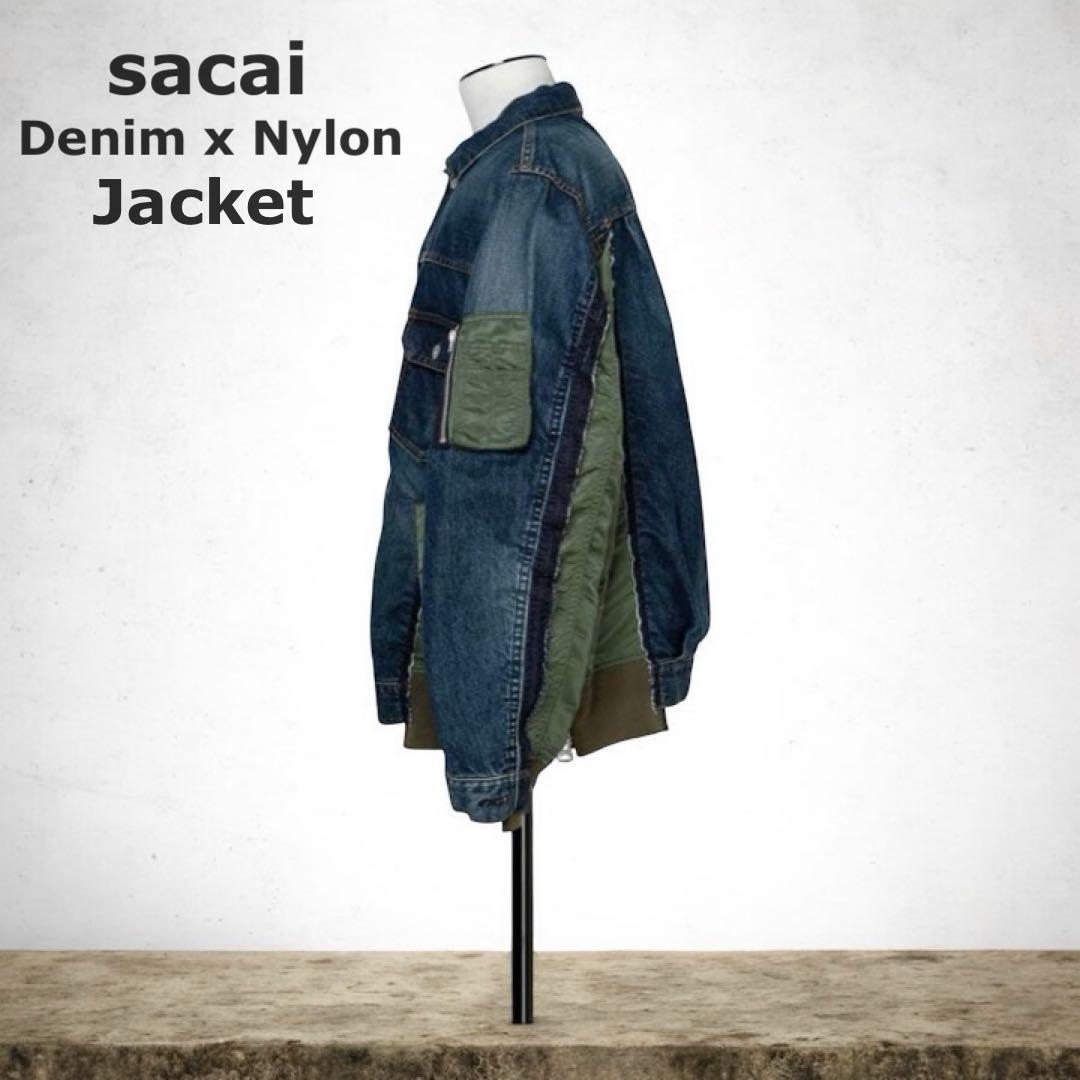 ジャケット・アウター sacai Denim x Nylon Twill Jacket