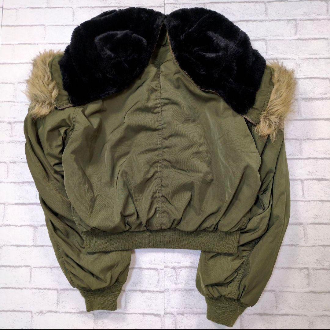 N2-B flight bomber jacket N-2B khaki 短丈L