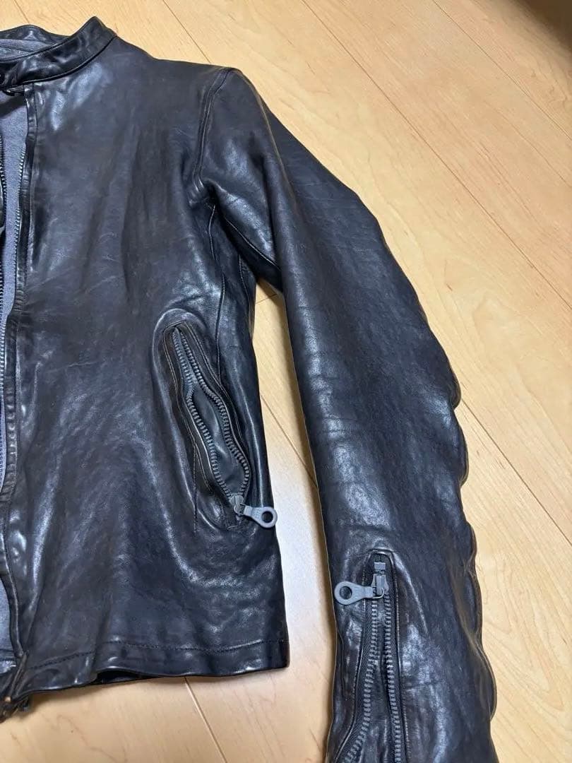 ISAMU KATAYAMA BACKLASH ベルギーショルダー　革ジャン