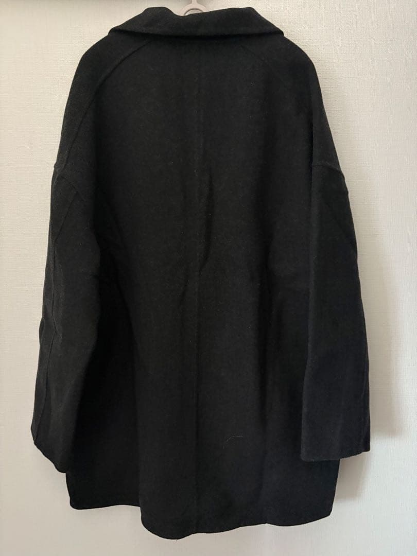 歳末セール☆PUAL CE CIN ハンドメイド風ウール混テーラーコート