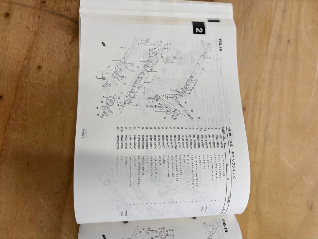 スズキ　GK79A　 GSX400インパルス　サービスマニュアル　パーツカタログ