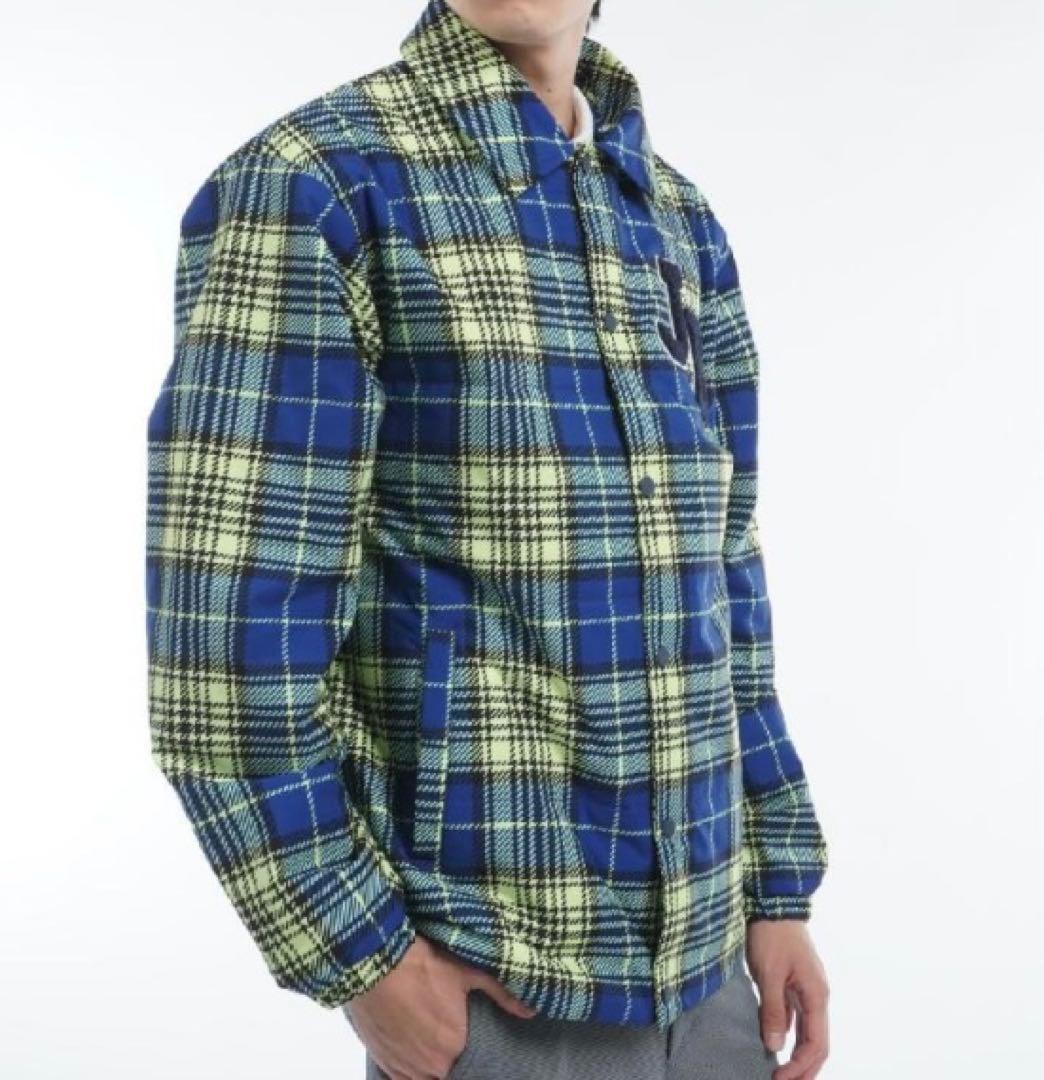 新品 ジャックバニー 2WAYストレッチタフタ ボア襟ブルゾン(4)サイズM/黄